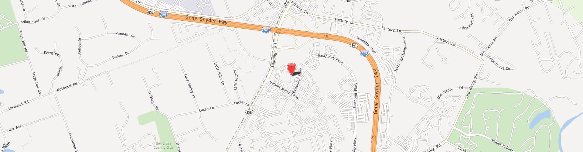 Location Map: 3012 Eastpoint Pkwy Louisville, KY 40223